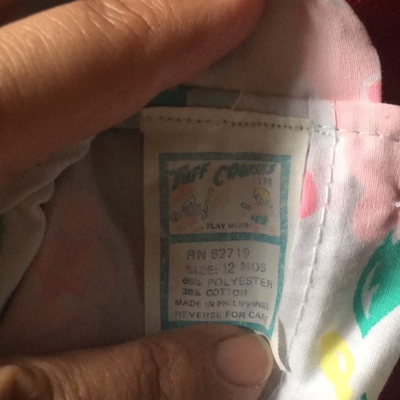 Vintage butterfly 2 piece dress - Picture 3 of 3